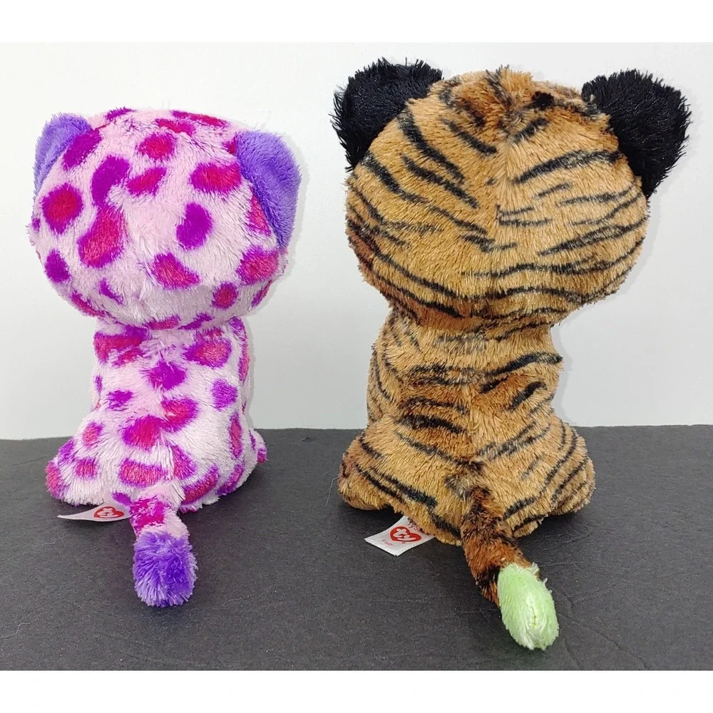 Ty Beanie Boo Glamour The Leopard And Tiggy The Tiger 6